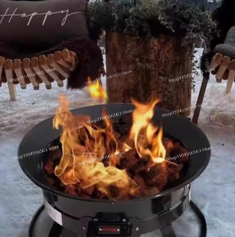 Outdoor Furniture Fire Pit - Portable Propane Fire Pit 58,000 BTU