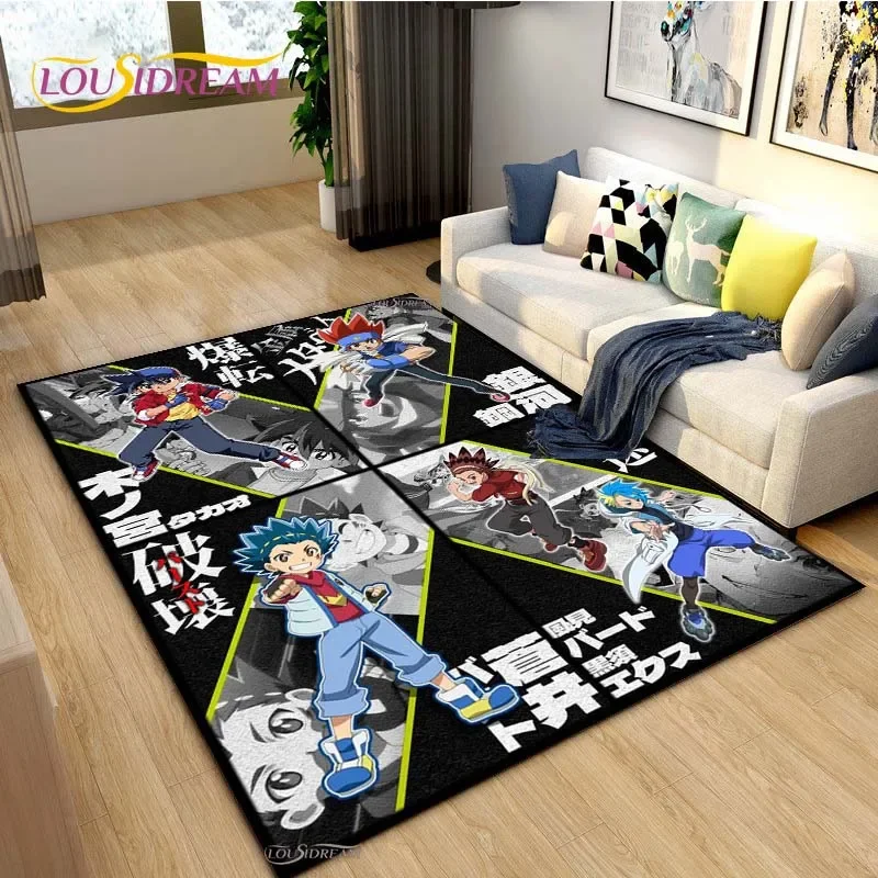 Outdoor Furniture Cafe - Beyblade Cartoon Anime Carpet for Living