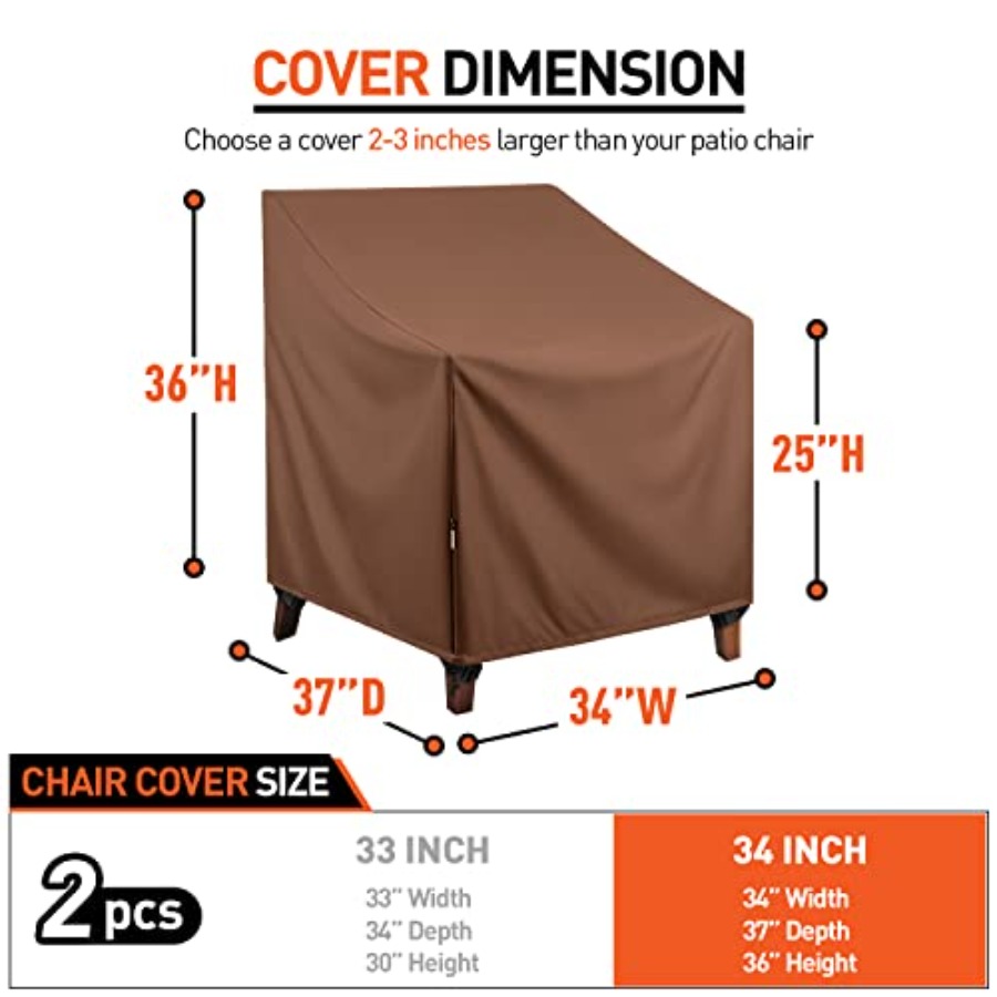 Waterproof Patio Chair Covers, - огляд і ціна Outdoor Furniture Cover Waterproof