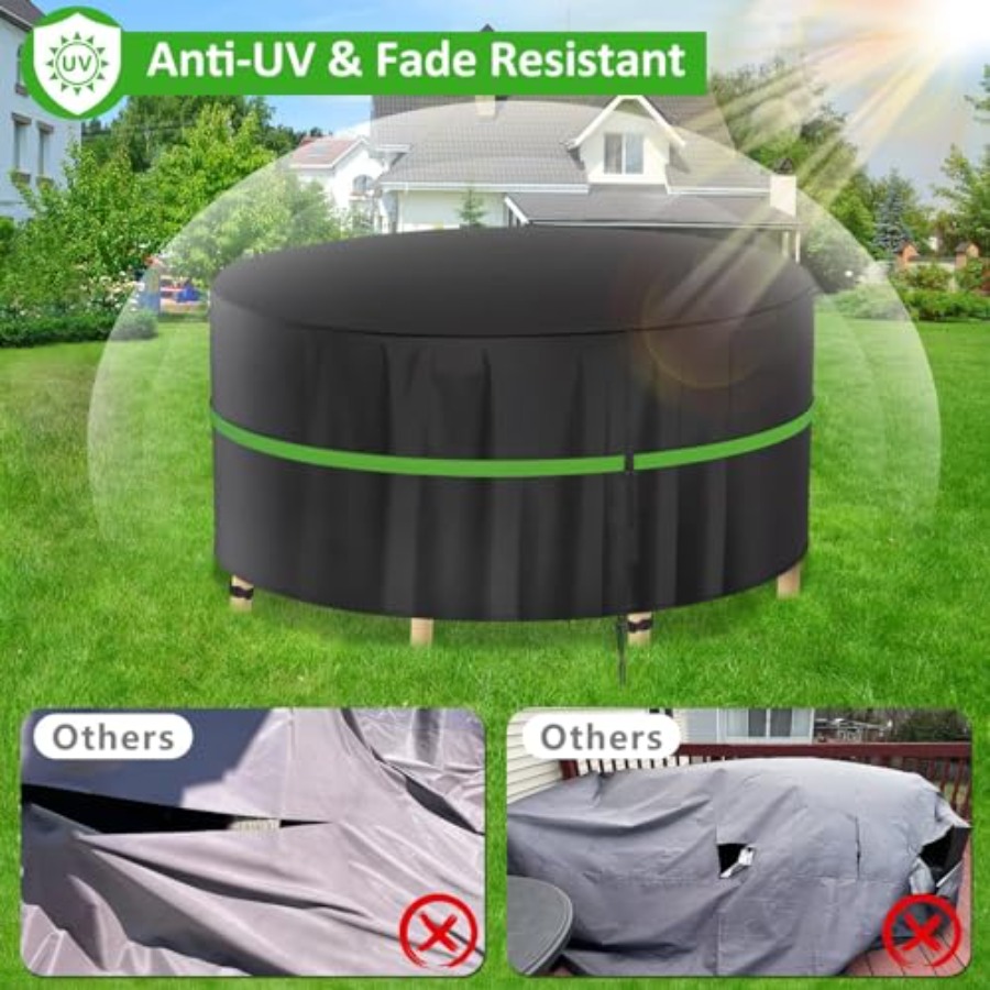 Round Patio Furniture Covers,  - огляд і ціна Outdoor Furniture Cover Waterproof
