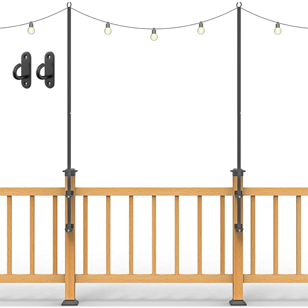2 pack string light poles - st - огляд і ціна Outdoor Furniture Set