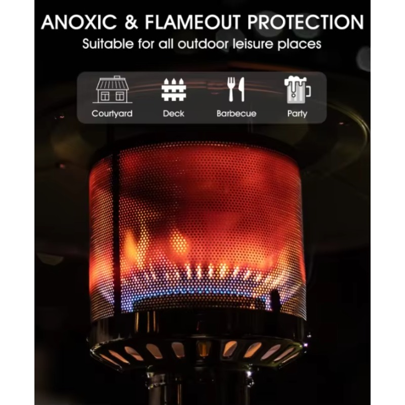 Standing Heaters Outdoor with  - огляд і ціна Patio Heater Standing