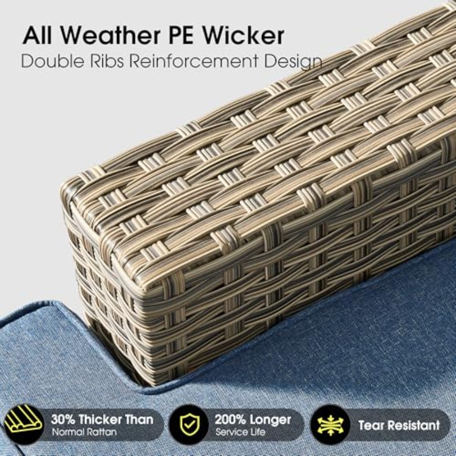 Outdoor Sectional Patio Furnit - огляд і ціна Outdoor Furniture Fire Pit