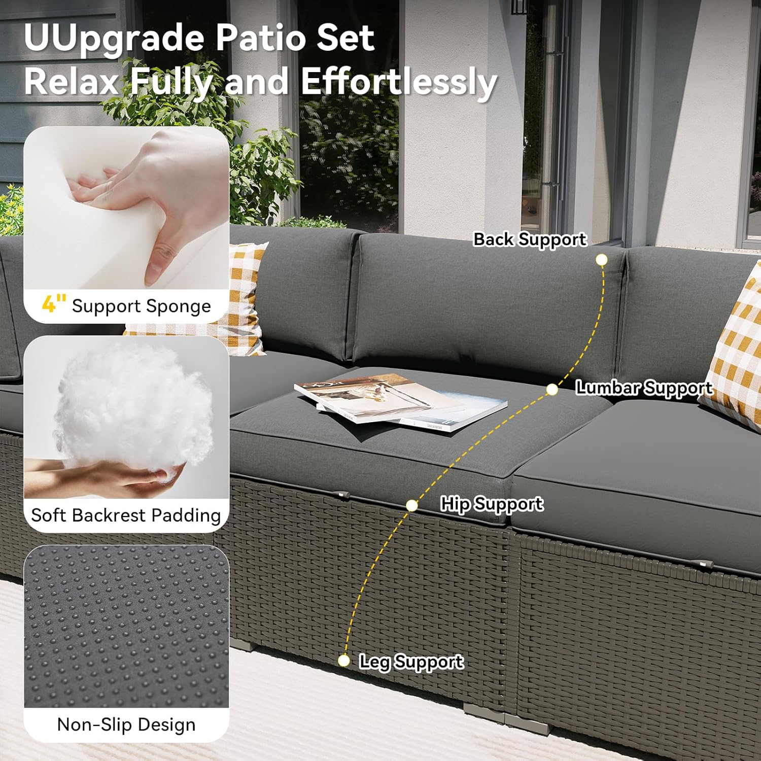 Patio Furniture Set with Fire  - огляд і ціна Outdoor Furniture Fire Pit