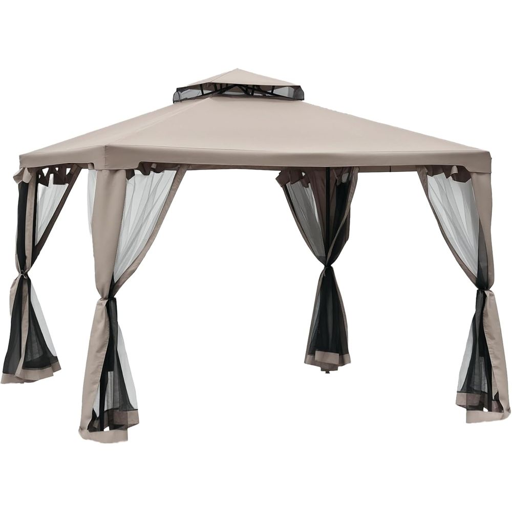 9.6' x 9.6' Patio Gazebo, Outd - огляд і ціна Outdoor Furniture Sofa
