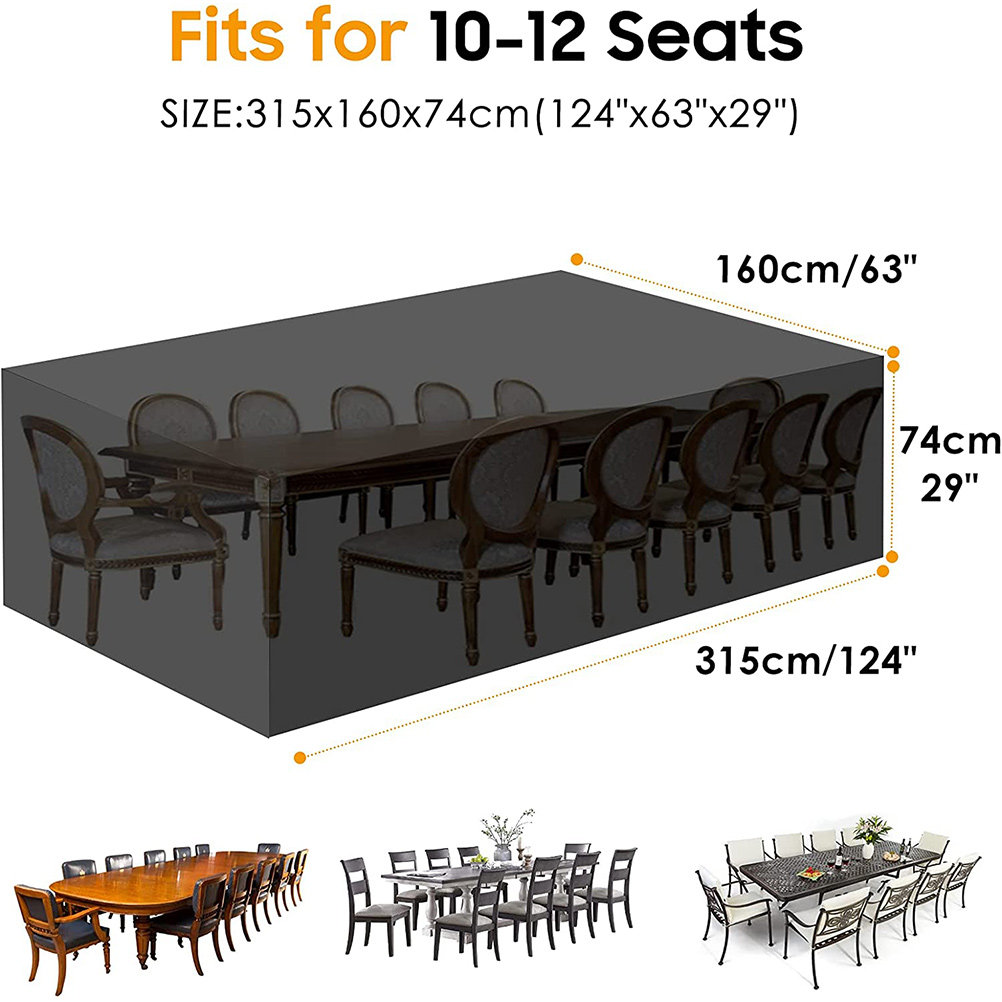 Waterproof Garden Table Cover  - огляд і ціна Outdoor Furniture Cover Waterproof