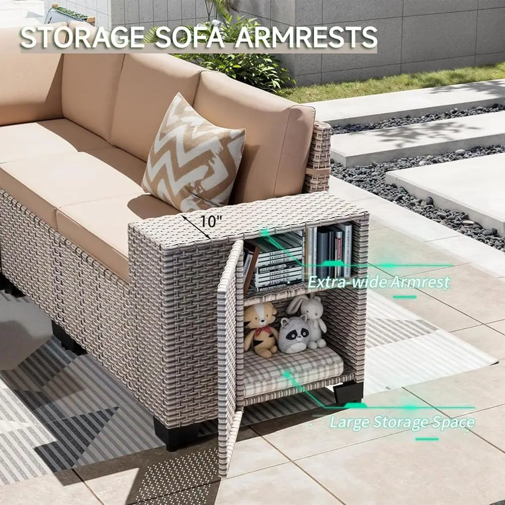 7-Piece Outdoor Patio Furnitur - огляд і ціна Outdoor Furniture Fire Pit