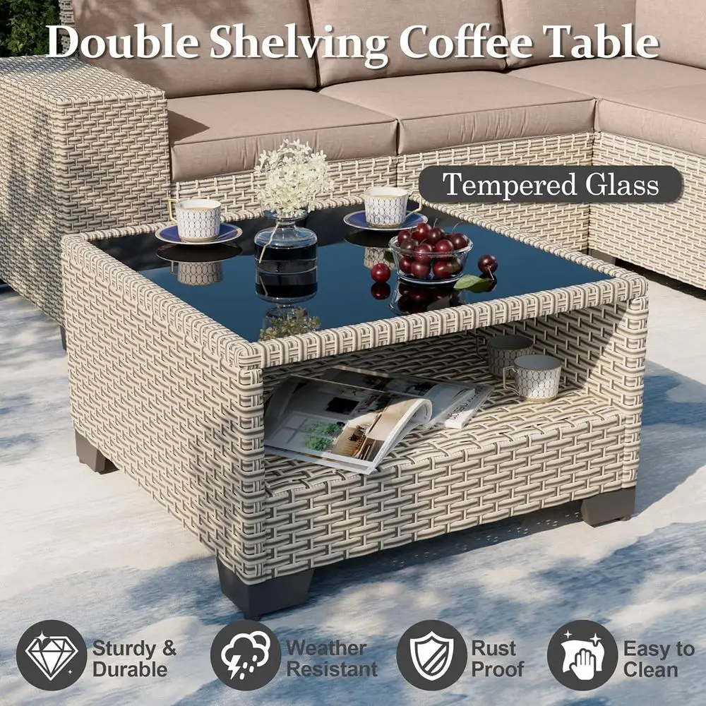 7-Piece Outdoor Patio Furnitur - огляд і ціна Outdoor Furniture Fire Pit