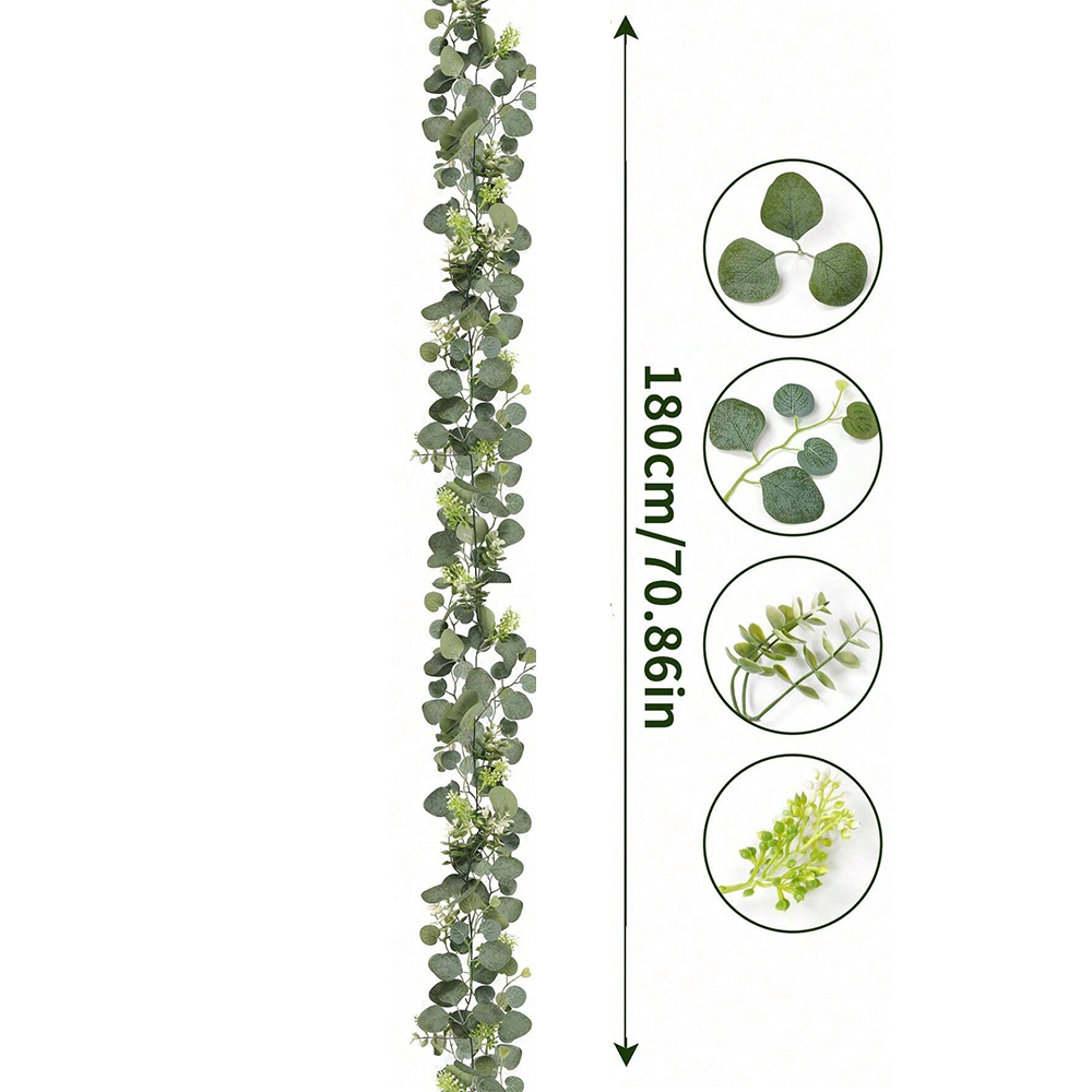 Artificial Eucalyptus Garland  - огляд і ціна Outdoor Furniture Cafe