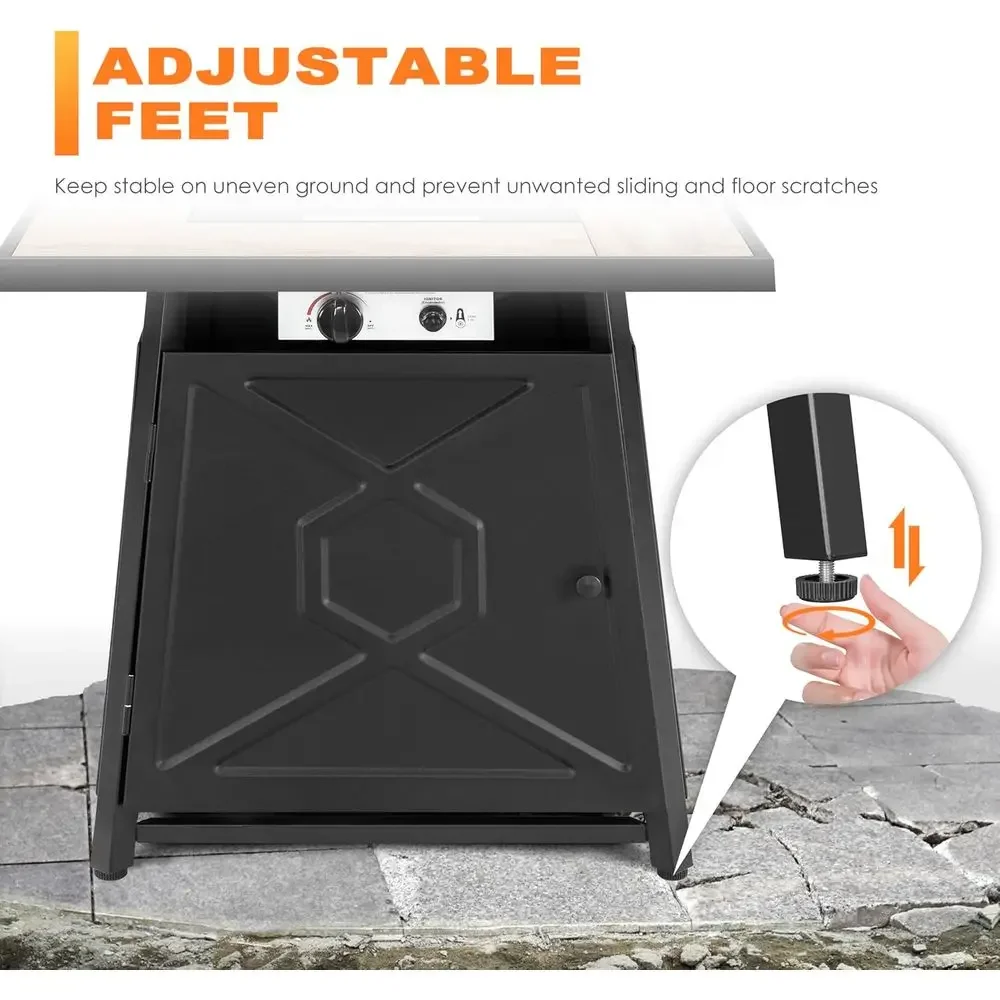 5-Piece Outdoor Patio Furnitur - огляд і ціна Outdoor Furniture Fire Pit