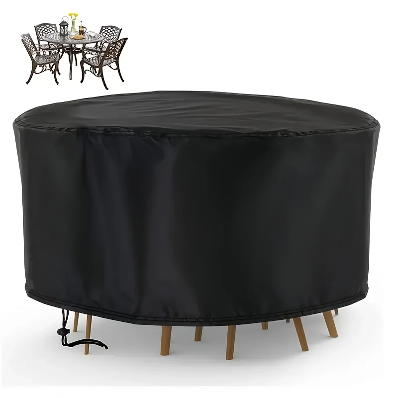 Waterproof Round Patio Furnitu - огляд і ціна Outdoor Furniture Cover Waterproof